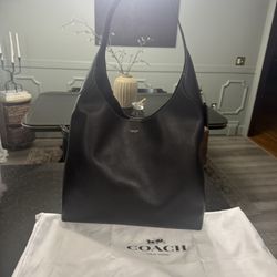 Coach Brooklyn 39 Black Shoulder Bag 