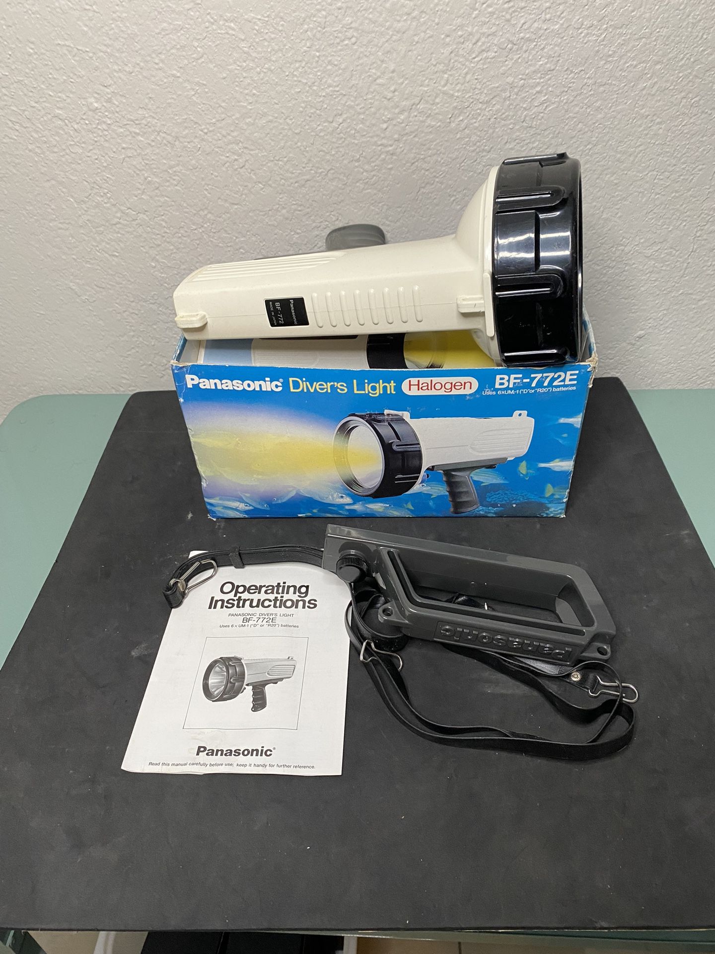 Panasonic BF-772 Divers Flashlight Vintage Made In Japan