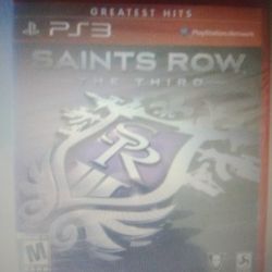 Saints Row "The Third" (PS3)- NEW