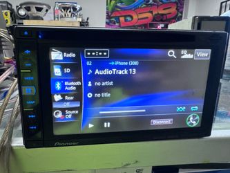 Pioneer double din detachable face bluetooth and navi