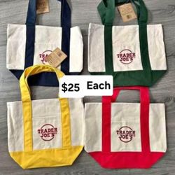Trader Joe's Minni Totes Bags New