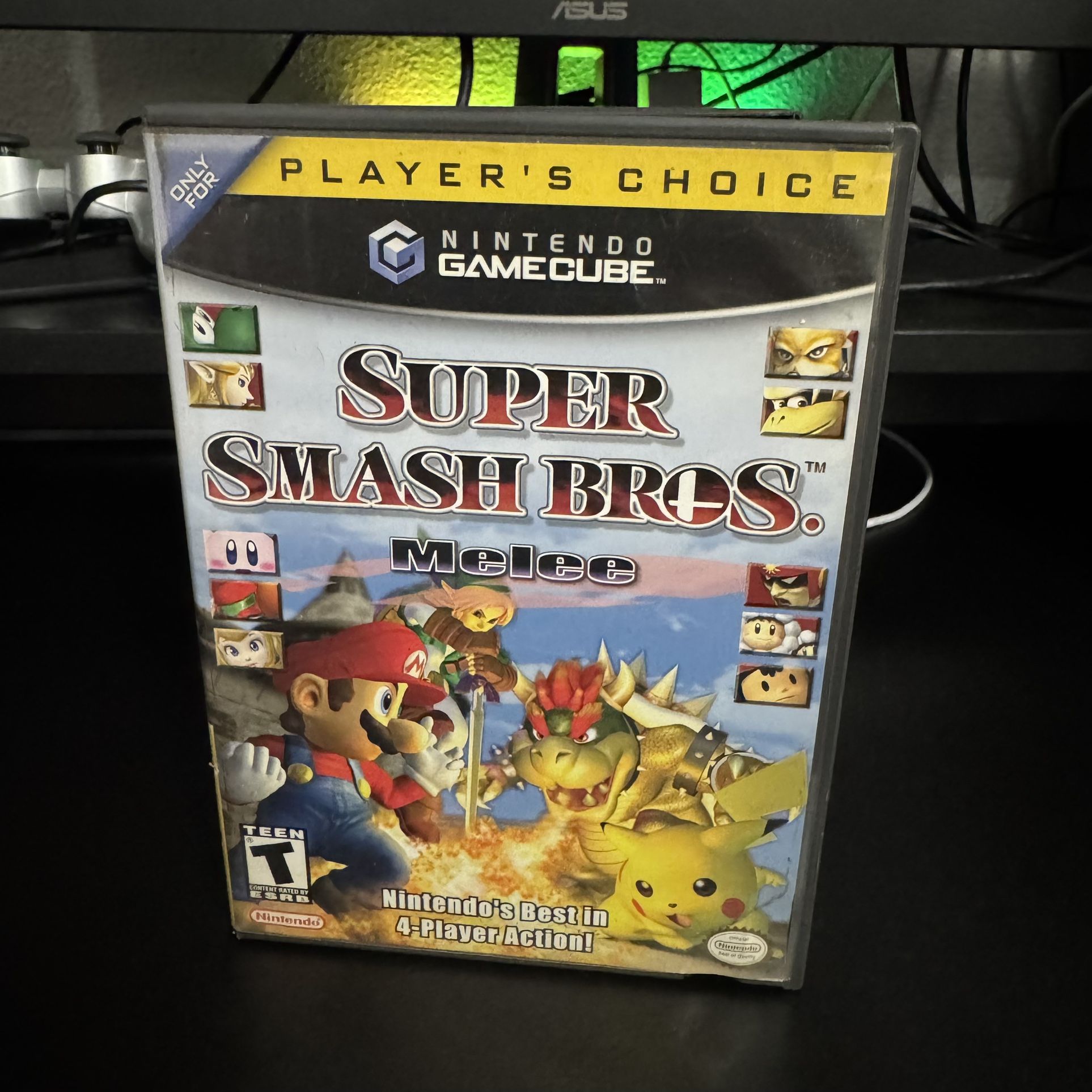 Super Smash Bros Melee For GameCube No Manual 