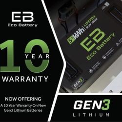 10-YEAR WARRANTY! New Lithium Ion Batteries For Golf Carts