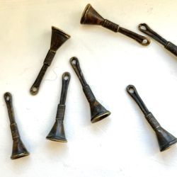 One Vintage/ Antique Handmade Bronze “bell” from Nagaland in North India 