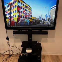 Panasonic Viera 50” Plasma TV, Stand / Mount & Sound Bar With Subwoofer