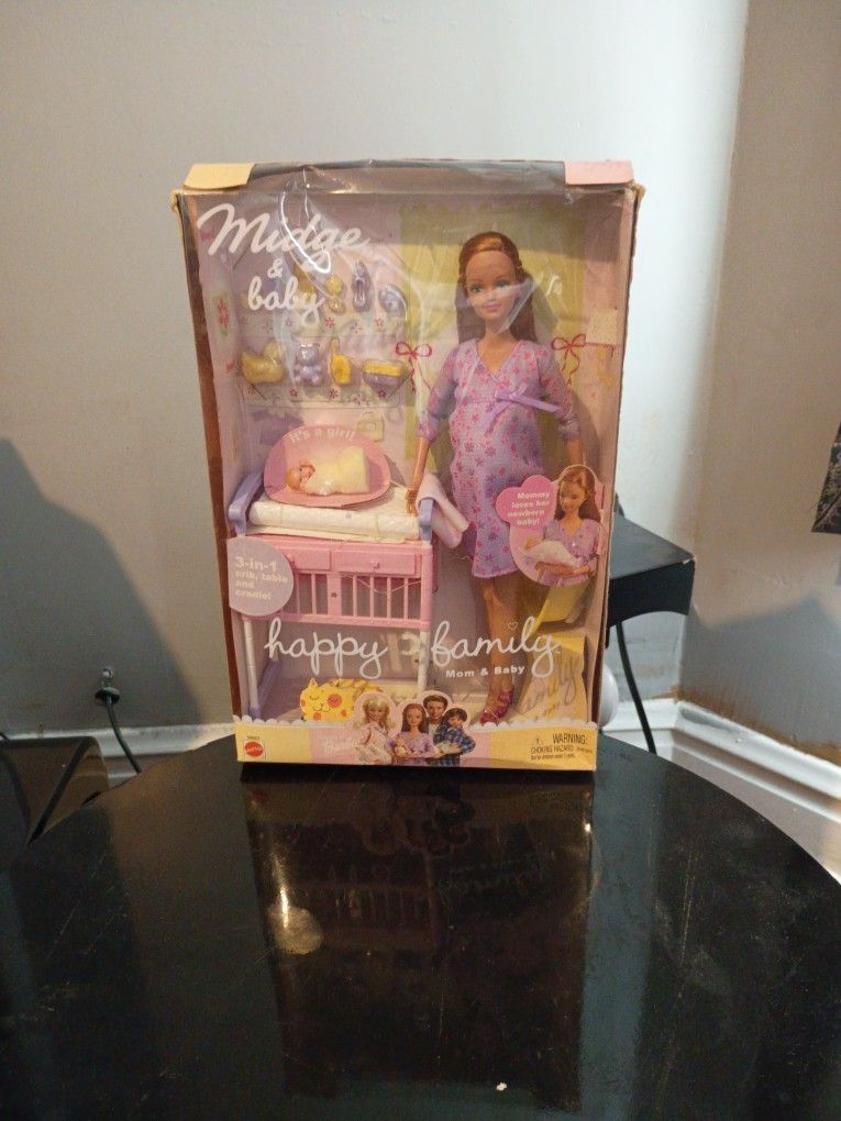 Mattel Happy Family Midge & Baby Barbie Doll Set