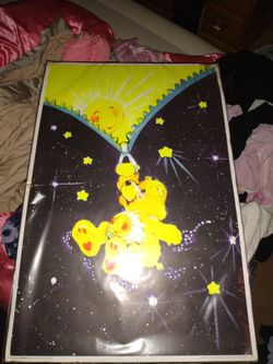 Care bear felt poster