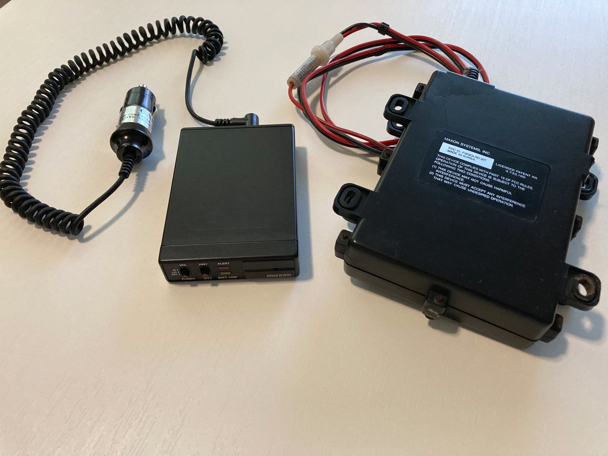 90s Stealth Maxon Radar Detector