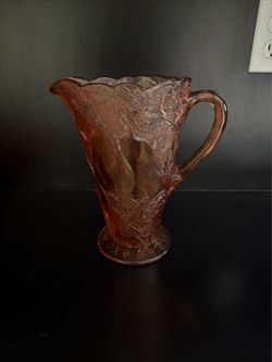 Pink Pitcher vintage Indiana glass