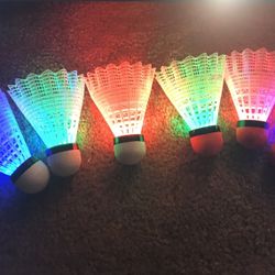 Glow In The Dark Badminton Shuttlecocks Birdies