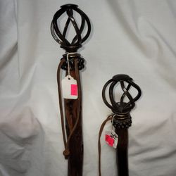 HIS & HERS CUSTOM MADE WALKING STICKS 