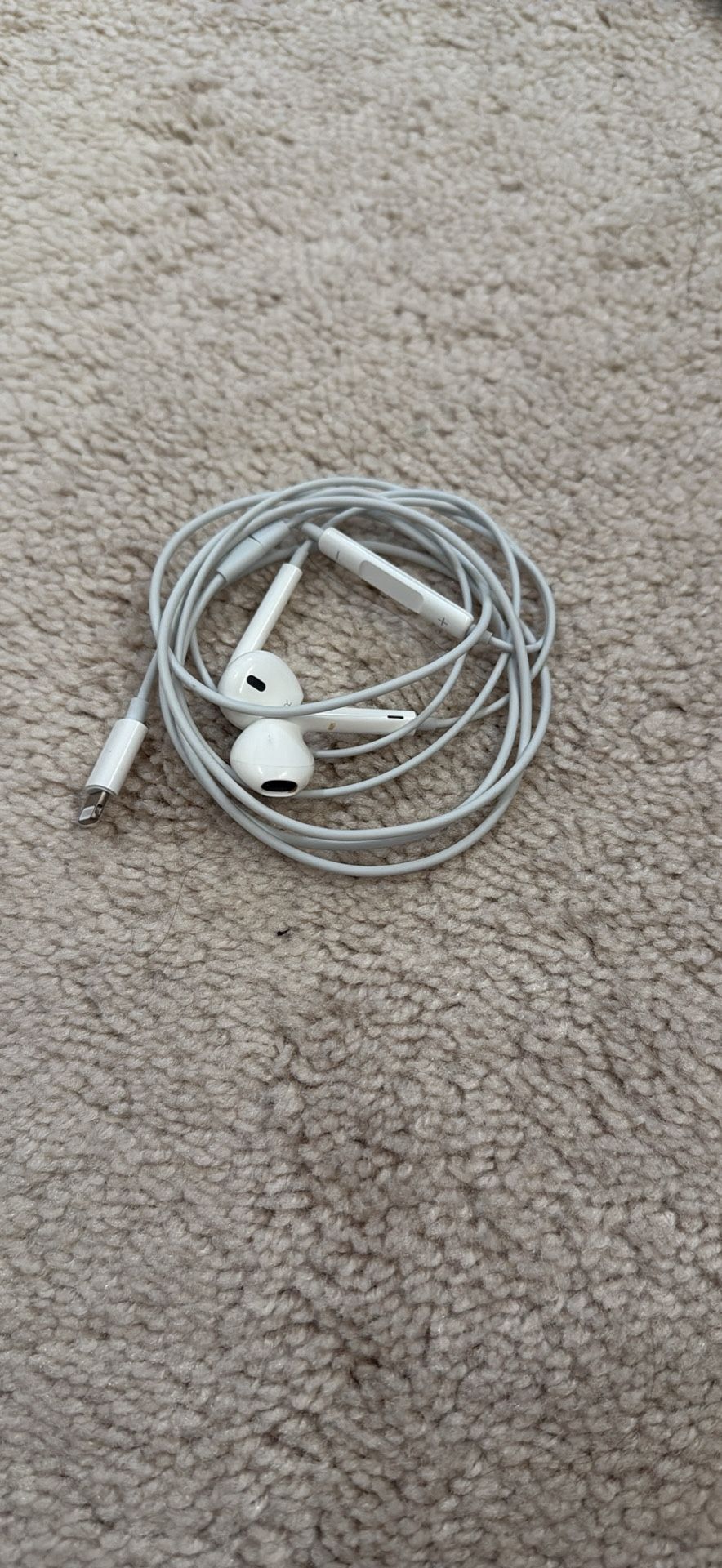 Iphone Earbuds with lighting jack