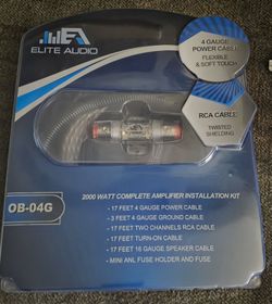 4 Gauge Amplifier Kit