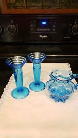 More Vintage Blue Glass