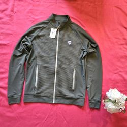 New Men's Peter Millar Luxury Dark Grey Light Jacket Size SMALL