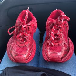 3XL Balenciaga Red Shoes No Box