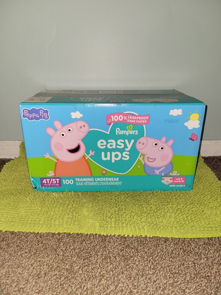 Box Pampers Easy-Ups 4T5T/100 Training Underwear