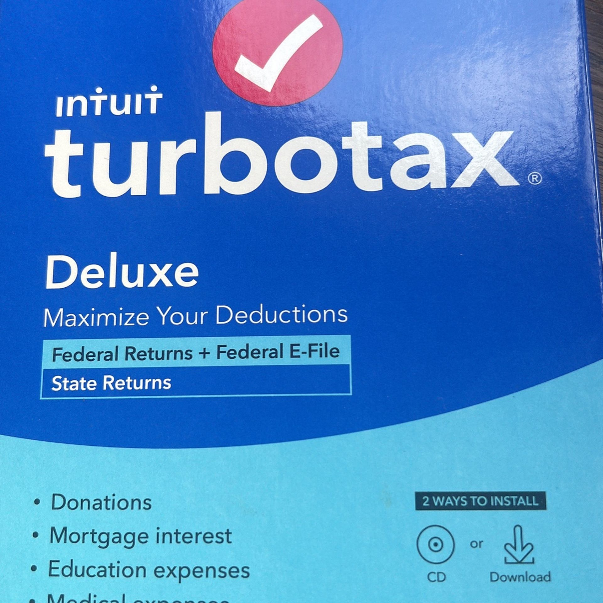 TurboTax Deluxe 2021