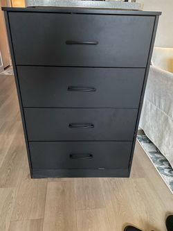 Black dresser