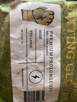 Bruce Bolt batting Gloves YL