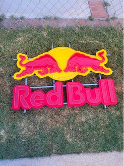 Red Bull LED sign
