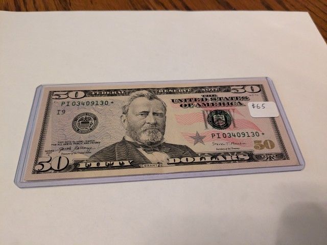 $50 Uncirculated Star Notes