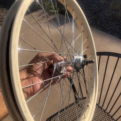 20” A C S  WHITE REAR ZRIM / SUZUE HUB36H 