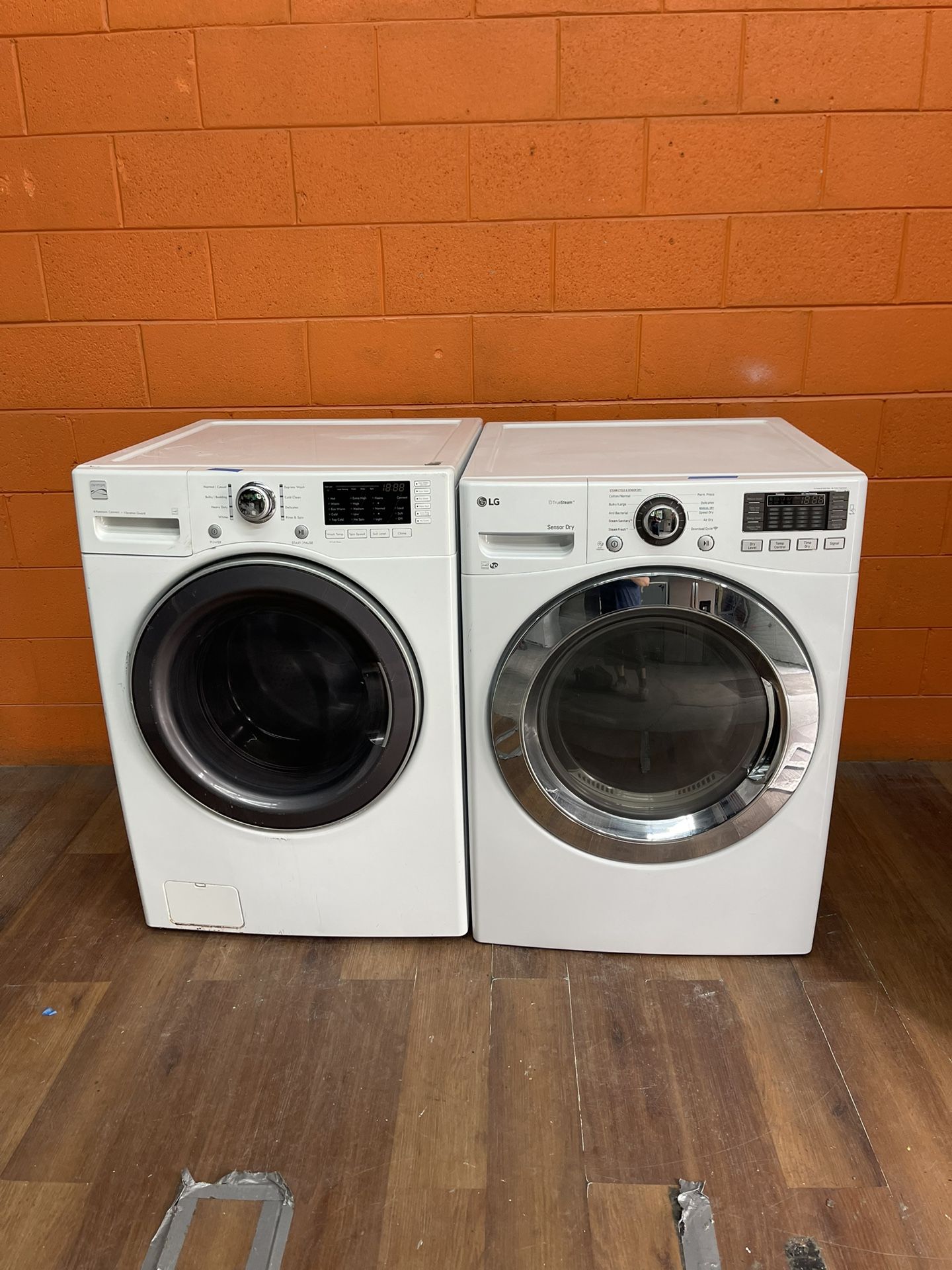 gas dryer and washer