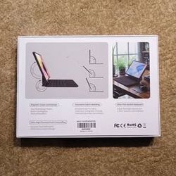LAUDTEC iPad Pro 11" M5/M4 Magnetic Keyboard Case LCD Trackpad Backlit Black