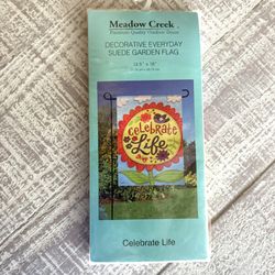 Yard Garden Flag Celebrate Life Decor