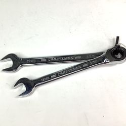 Craftsman 2 Piece Ratcheting Wrench Set 