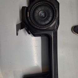 Kicker 12 in subwoof and amp custom 2020 chevy/gmc 1500 crew cab