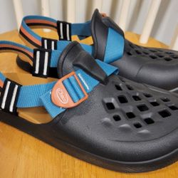 Chaco Chillos Clog Men's Closed Toe Sandals Retro Black Size 10 / NEW 