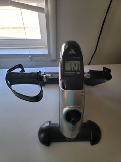 EVOLAND Mini Pedal Exerciser with LCD - $25