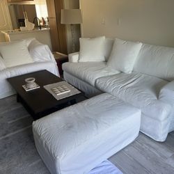 Sofa, Loveseat And Ottoman 