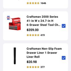 Craftsman 2000 Series Tool Box