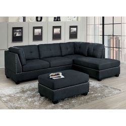 NEW SECTIONAL & OTTOMAN MANY COLORS AND STYLES 