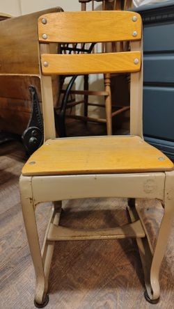 Vintage 1940s American Seating Co. Envoy School Chair - Size 13" Kids MCM