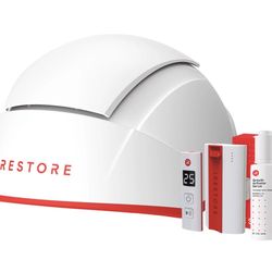 iRestore Professional Red Light Therapy Helmet 282 Laser Hair Growth System plus Anti-Hair Loss Serum