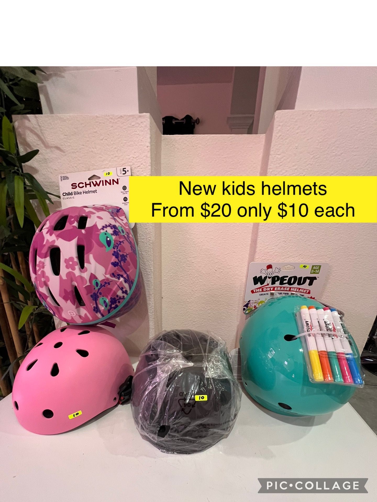 New Kids Helmets from $20 just $10 each! , Paw Patrol, Schwinn/ Nuevos cascos $10 cada uno