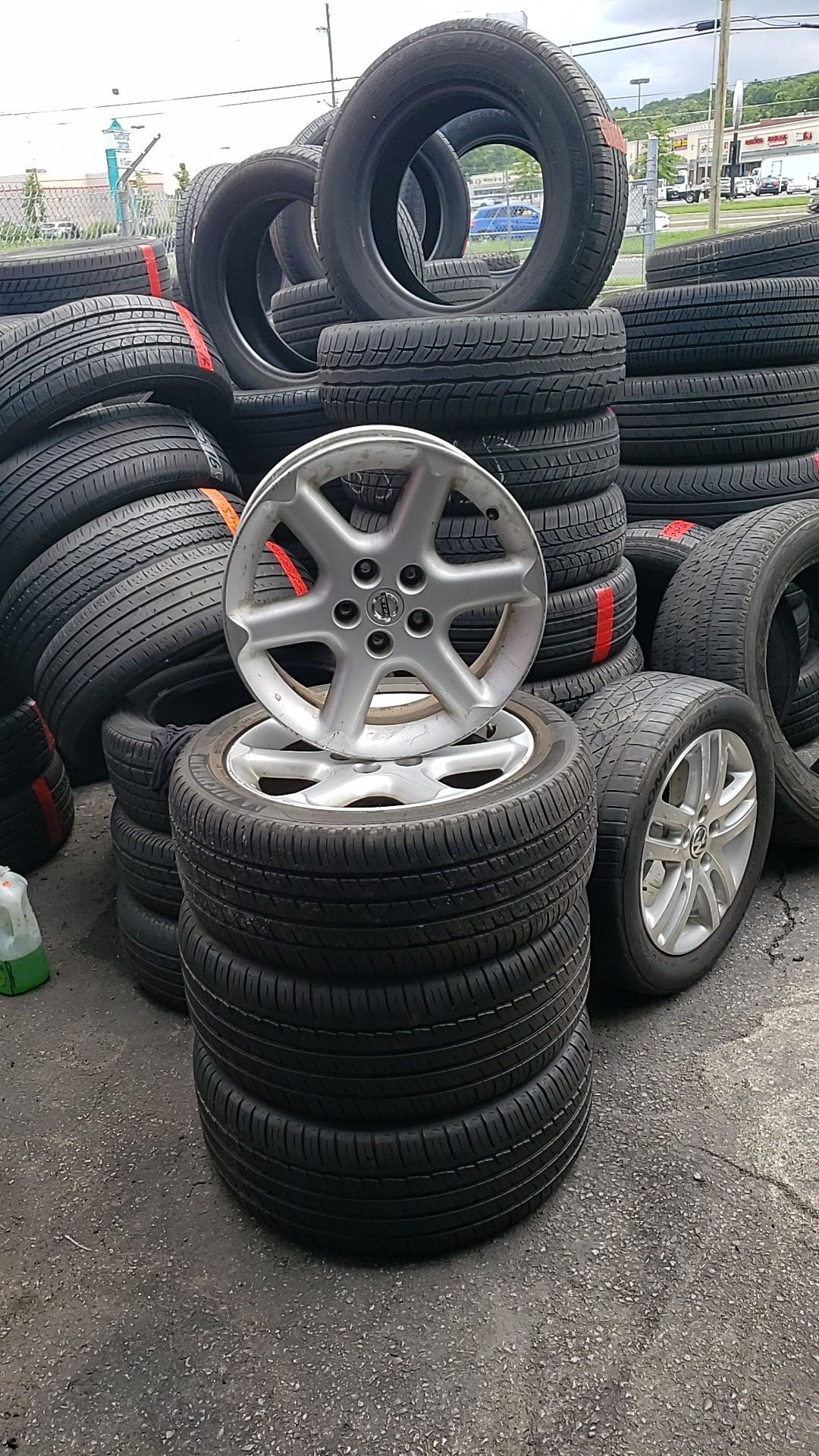 Used tires and rims