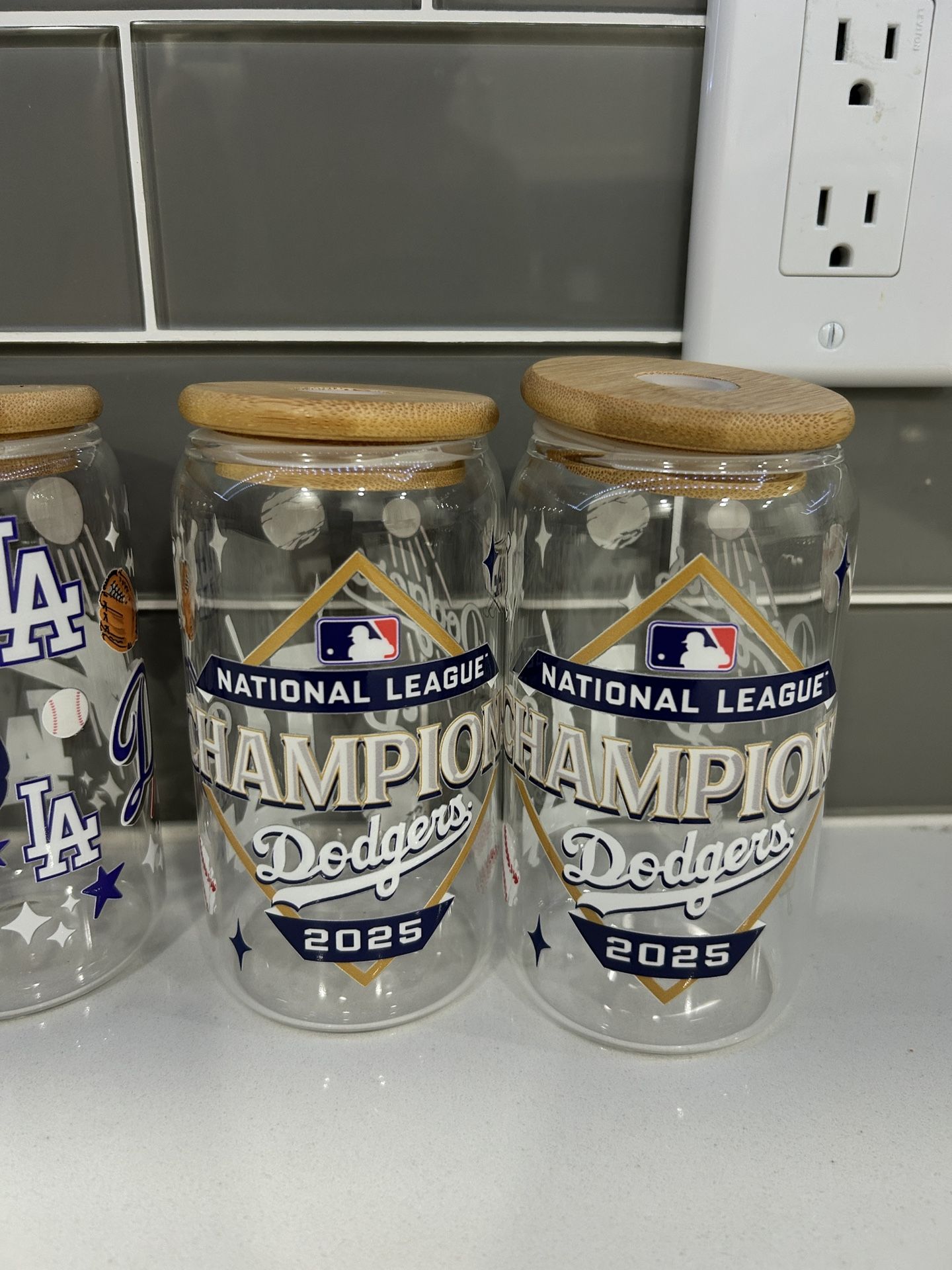 16oz Dodgers Cups 