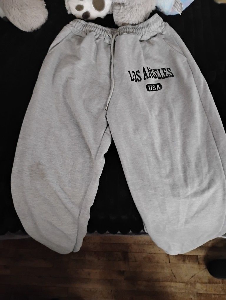 Gray Los Angeles Sweatpants