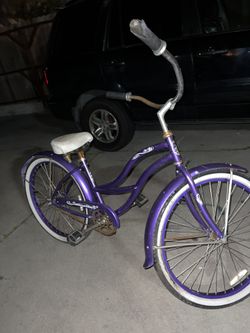 Purple Beach Cruse Bike