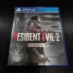 Resident Evil 2 Remake Deluxe Edition PS4
