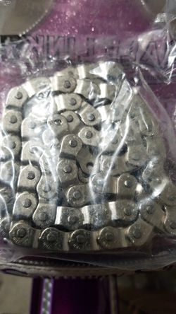 BRAND NEW YBN CHROME 1/2 LINK BICYCLE CHAIN