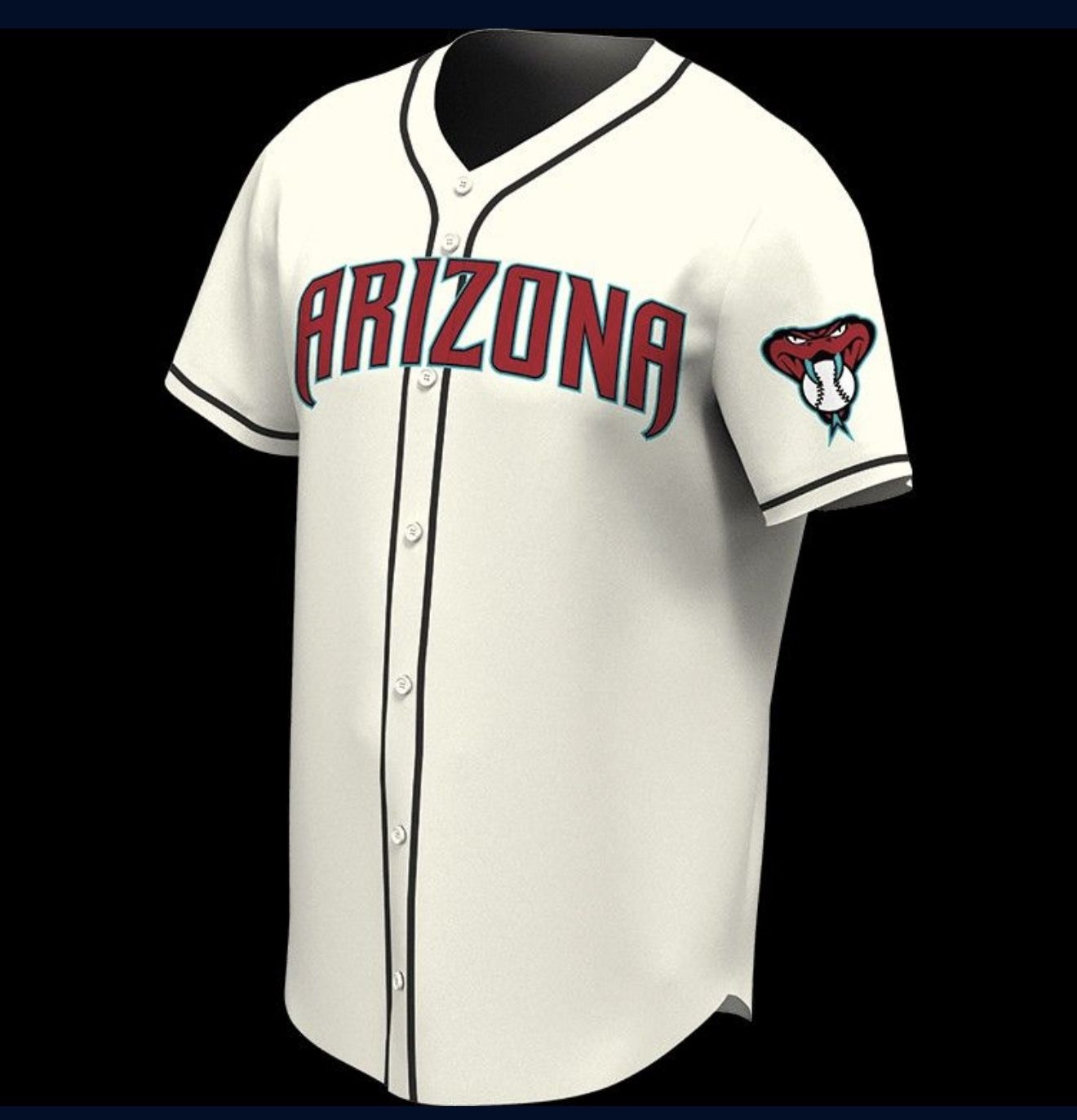 New Never Worn Diamondbacks Jersey