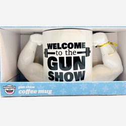 Big Mouth Inc. Original Gun Show Coffee Mug Ceramic 20 oz Novelty Gift