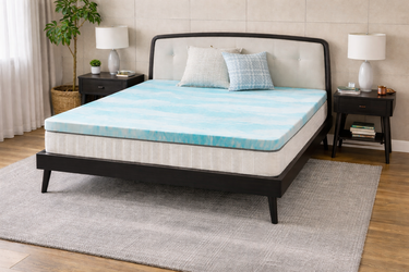 2 Inch Cool Gel Memory Foam Mattress Topper Twin, Pressure Relief Support