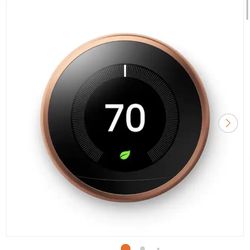 Nest Learning Thermostat - Smart Wi-Fi Thermostat - COPPER